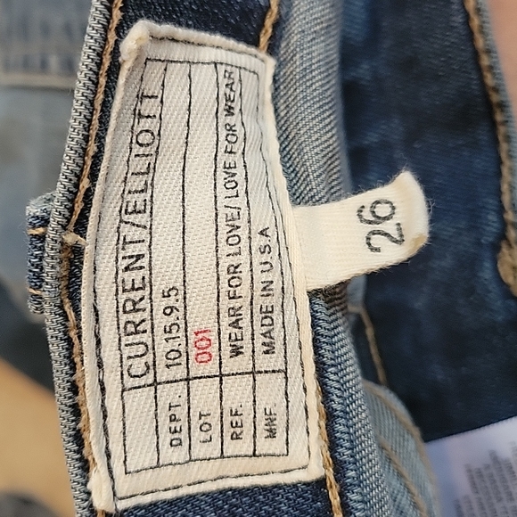 CURRENT/Elliott The Stiletto Powell Jeans Size 26 - Picture 3 of 14